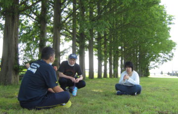 公園でひと休み